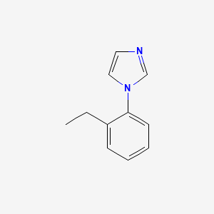 molecular formula C11H12N2 B13750466 1H-Imidazole, 1-(2-ethylphenyl)- CAS No. 25364-41-4