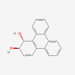 molecular formula C18H14O2 B13750523 1,2-Triphenylenediol, 1,2-dihydro-, trans- CAS No. 110835-84-2