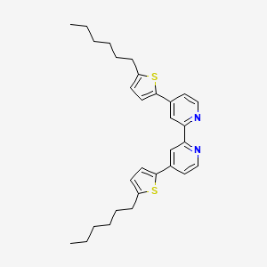 4,4'-Bis(5-hexylthiophen-2-yl)-2,2'-bipyridine
