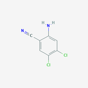 molecular formula C7H4Cl2N2 B1375065 2-Amino-4,5-dichlorobenzonitrile CAS No. 28568-04-9