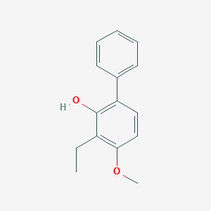 molecular formula C15H16O2 B13750660 [1,1-Biphenyl]-2-ol,3-ethyl-4-methoxy- 