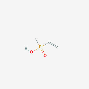 molecular formula C3H7O2P B13750669 Methylvinylphosphinic acid CAS No. 53314-64-0