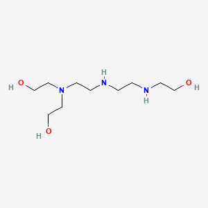 molecular formula C10H25N3O3 B13750711 2,2'-[[2-[[2-[(2-Hydroxyethyl)amino]ethyl]amino]ethyl]imino]bisethanol CAS No. 60487-27-6