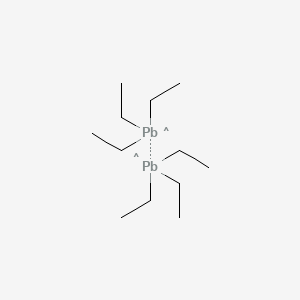 molecular formula C12H30Pb2 B13750782 Hexaethyldiplumbane CAS No. 2388-00-3