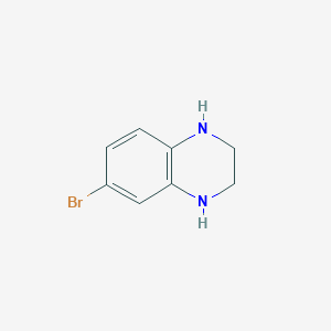 molecular formula C8H9BrN2 B1375079 6-Bromo-1,2,3,4-tetrahydroquinoxaline CAS No. 89980-70-1