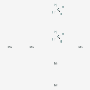 molecular formula C2H8Mn5 B13750816 Manganese carbide (Mn5C2) CAS No. 12071-17-9