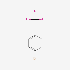 1-Bromo-4-(1,1,1-trifluoro-2-methylpropan-2-yl)benzene