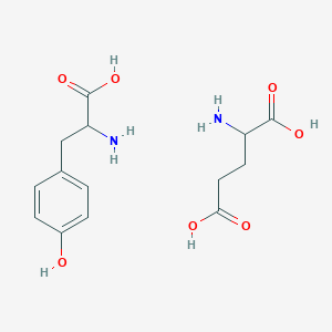 molecular formula C14H20N2O7 B13750931 Glutamic acid--tyrosine (1/1) CAS No. 27498-47-1