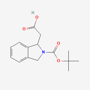2-(2-(tert-Butoxycarbonyl)isoindolin-1-yl)acetic acid
