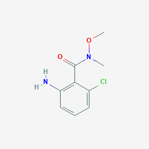 2-amino-6-chloro-N-methoxy-N-methylbenzamide