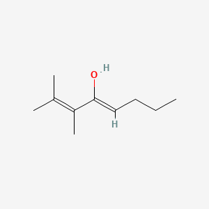 molecular formula C10H18O B13750976 (4Z)-2,3-dimethylocta-2,4-dien-4-ol 