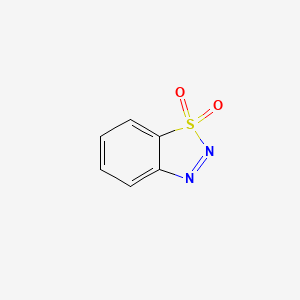 molecular formula C6H4N2O2S B13750977 1,2,3-Benzothiadiazole-1,1-dioxide 