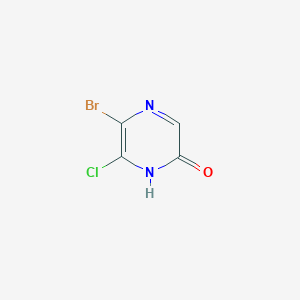 5-Bromo-6-chloropyrazin-2-ol