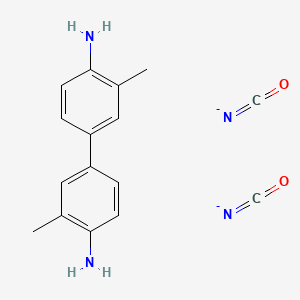 molecular formula C16H16N4O2-2 B13751022 4-(4-Amino-3-methylphenyl)-2-methylaniline;diisocyanate 