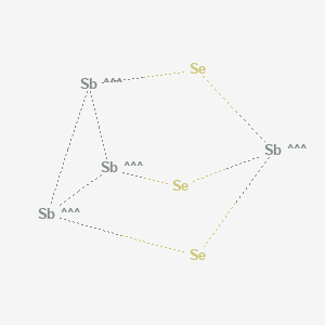molecular formula Sb4Se3 B13751067 CID 6914527 CAS No. 37367-17-2
