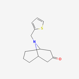 9-(Thiophen-2-ylmethyl)-9-azabicyclo[3.3.1]nonan-3-one