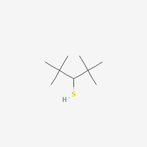 molecular formula C9H20S B13751125 3-Pentanethiol-2,2,4,4-tetramethyl- CAS No. 57602-97-8