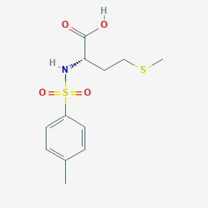 molecular formula C12H17NO4S2 B13751155 Tos-met-OH CAS No. 21957-62-0