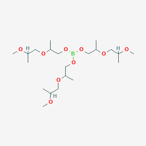 molecular formula C21H45BO9 B13751175 Tris[2-(2-methoxypropoxy)propyl] borate CAS No. 59817-49-1