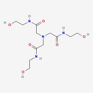 molecular formula C12H24N4O6 B13751180 2,2',2''-Nitrilotris[n-(2-hydroxyethyl)acetamide] CAS No. 52027-23-3