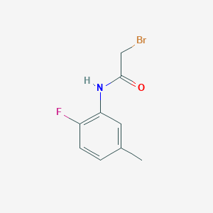 molecular formula C9H9BrFNO B1375119 2-bromo-N-(2-fluoro-5-methylphenyl)acetamide CAS No. 1341681-66-0