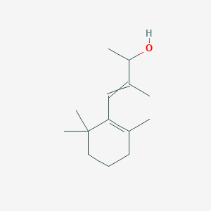 molecular formula C14H24O B13751196 3-Methyl-4-(2,6,6-trimethyl-1-cyclohexen-1-yl)-3-buten-2-ol CAS No. 51595-91-6