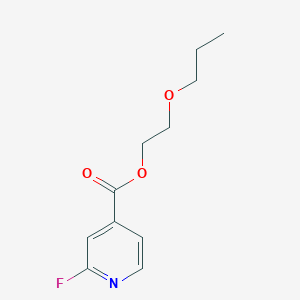 2-Propoxyethyl 2-fluoropyridine-4-carboxylate