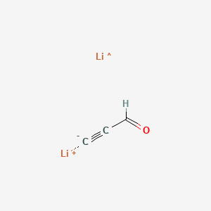 molecular formula C3HLi2O B13751237 Lithium prop-1-ynyllithium 3-oxide CAS No. 60851-89-0