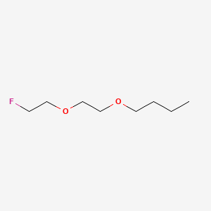 molecular formula C8H17FO2 B13751243 1-[2-(2-fluoroethoxy)ethoxy]butane CAS No. 593-20-4