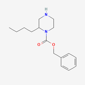 molecular formula C16H24N2O2 B13751272 Benzyl 2-butylpiperazine-1-carboxylate 
