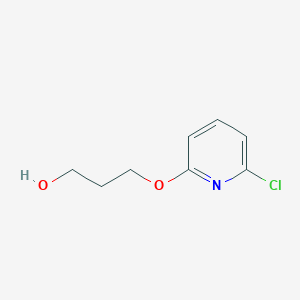3-[(6-Chloropyridin-2-yl)oxy]propan-1-ol