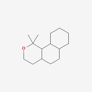 molecular formula C15H26O B13751280 dodecahydro-1,1-dimethyl-1H-naphtho[1,2-c]pyran CAS No. 50526-53-9