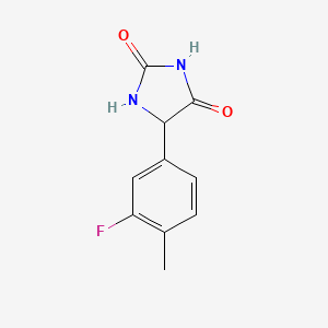 5-(3-Fluoro-4-methylphenyl)imidazolidine-2,4-dione
