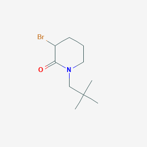 3-Bromo-1-(2,2-dimethylpropyl)piperidin-2-one