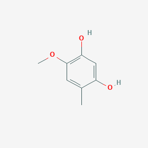 molecular formula C8H10O3 B13751375 4-Methoxy-6-methylbenzene-1,3-diol CAS No. 78238-02-5