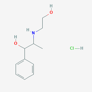 alpha-[1-[(2-Hydroxyethyl)amino]ethyl]benzyl alcohol hydrochloride