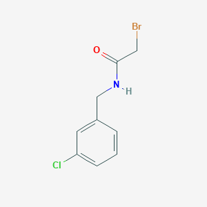 molecular formula C9H9BrClNO B1375152 2-Bromo-N-(3-chlorobenzyl)acetamide CAS No. 1226030-48-3