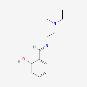 molecular formula C13H20N2O B13751529 Salicylaldehyde-diethylaminoethylamine schiff base 