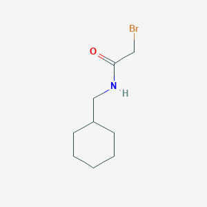 molecular formula C9H16BrNO B1375154 2-bromo-N-(cyclohexylmethyl)acetamide CAS No. 895244-78-7