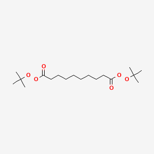 molecular formula C18H34O6 B13751573 Di-tert-butyl bisperoxysebacate CAS No. 22537-96-8