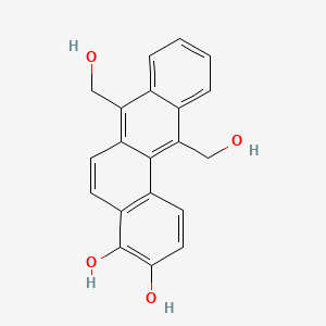 molecular formula C20H16O4 B13751579 7,12-Dihydroxymethylbenz(a)anthracene-3,4-diol CAS No. 78776-38-2