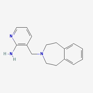 3-(2,3,4,5-tetrahydro-1H-3-benzazepin-3-ylmethyl)pyridin-2-amine