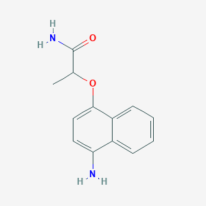 2-[(4-Aminonaphthalen-1-yl)oxy]propanamide