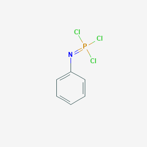 molecular formula C6H5Cl3NP B13751687 N-Phenyliminophosphoric acid trichloride 