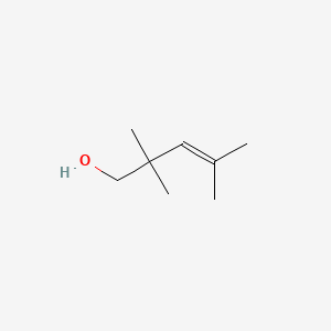 molecular formula C8H16O B13751701 2,2,4-Trimethylpent-3-en-1-ol CAS No. 5842-53-5