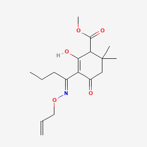 molecular formula C17H25NO5 B13751712 Alloxydim CAS No. 55634-91-8