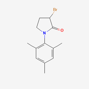 3-Bromo-1-(2,4,6-trimethylphenyl)pyrrolidin-2-one