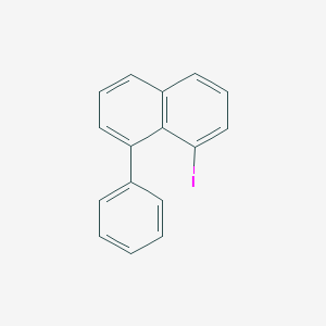 molecular formula C16H11I B13751777 1-Iodo-8-phenylnaphthalene CAS No. 25308-69-4