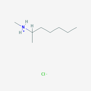molecular formula C8H20ClN B13751799 2-Methylamino-heptane, hydrochloride CAS No. 5787-73-5