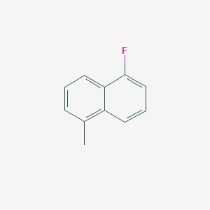 molecular formula C11H9F B13751815 1-Fluoro-5-methylnaphthalene CAS No. 51010-55-0